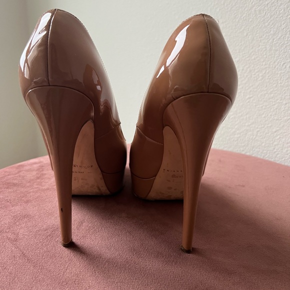 Brian Atwood Patent Peeptoe Pumps! - Picture 2 of 3